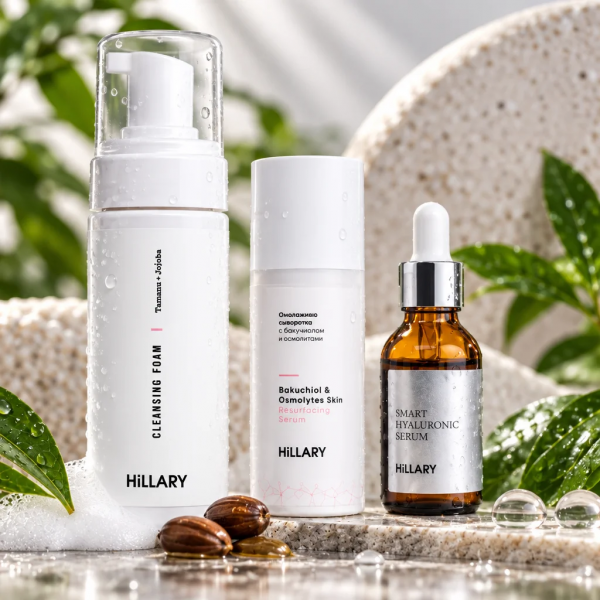 3-х Шаговый комплекс для жирного типа кожи Hillary Step 3 Cleansing and Moisturizing