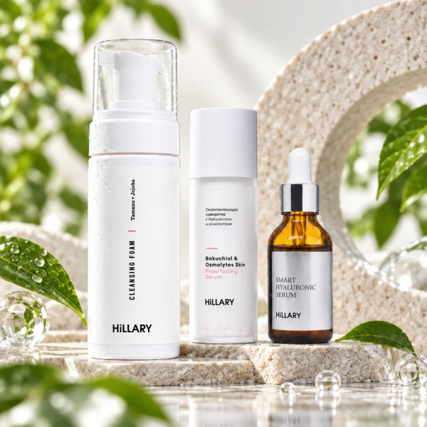 3-х Шаговый комплекс для жирного типа кожи Hillary Step 3 Cleansing and Moisturizing