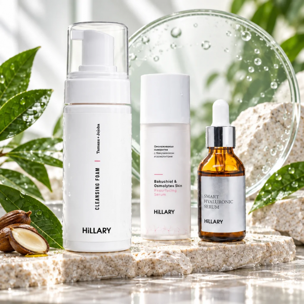 3-х Шаговый комплекс для жирного типа кожи Hillary Step 3 Cleansing and Moisturizing