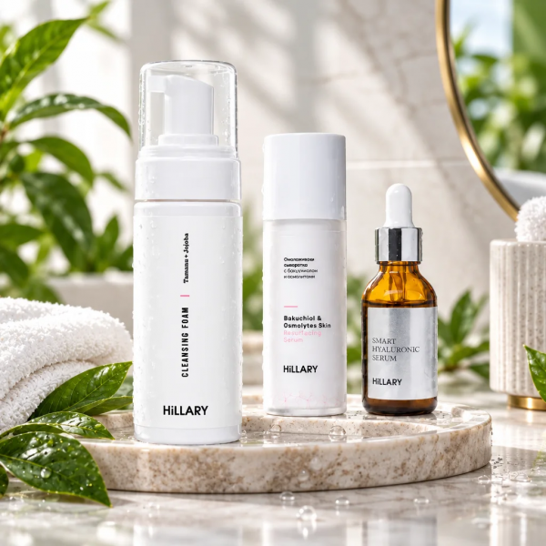 3-х Шаговый комплекс для жирного типа кожи Hillary Step 3 Cleansing and Moisturizing