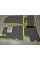 Автокилимки iKovrik ViP 5 шт в комплекті до восьми кріплень/підп'ятник метал/4 шильдики (n-488)