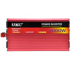 Преобразователь напряжения инвертор UKC Surge 3000W 24V-220V AR c функции плавного пуска Red (np2_00263)