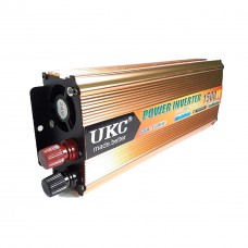 Преобразователь автомобильный напряжения инвертор UKC AC/DC SSK 1500W 12V (1756374644)