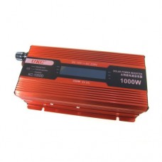 Преобразователь UKC авто инвертор 12V-220V 1000W LCD KC-1000D (005070)