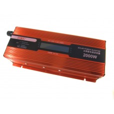 Перетворювач авто інвертор 12V-220V 2000W з LCD дисплеєм UKC