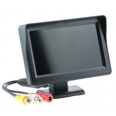 Автомобільний монітор UKC Z13 LCD TFT 4.3 на дві камери Чорний (hub_np2_1267)