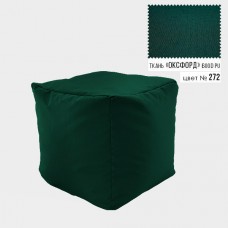 Безкаркасне крісло Пуф Кубик Coolki 45x45 Зелений Оксфорд 600