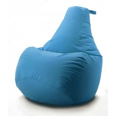 Крісло мішок груша Beans Bag Оксфорд Стронг 65 х 85 см Блакитний (hub_b1ai0a)
