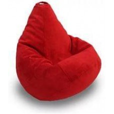 Крісло мішок груша Beans Bag Оксфорд Стронг 65 х 85 см Червоний (hub_r9hirw)