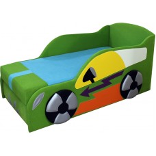 Ліжечко машинка Ribeka Автомобільчик Зелений (15M07)