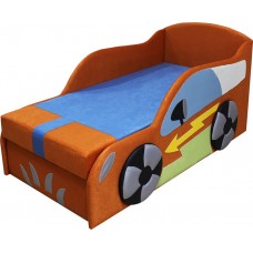 Кроватка машинка Ribeka Автомобильчик Оранжевый (15M02)