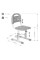 Дитячий стілець жорстка фіксація FunDesk SST3LS Grey