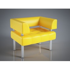 Кресло Тонус Sentenzo 800x600x700 желтый