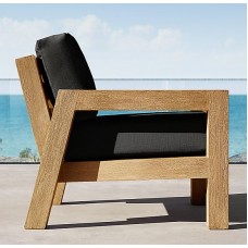 Мягкое кресло на деревянном каркасе JecksonLoft Мона черное 0192