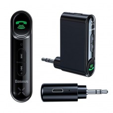 Bluetooth 5.1 приемник Baseus Type 7 c AUX выходом 3.5 мм с микрофоном для автомагнитол WXQY-01 (694365871)