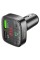 Автомобильное зарядное устройство Hoco E59 Promise LED FM 2 USB QC 18W и USB 5 V / 3,1А3 Черный