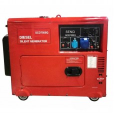 Дизельний генератор у шумозахисному кожусі SENCI SCD 7500Q max 5.5 кВт