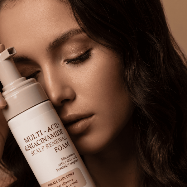 Мультикислотная пенка-пилинг для деликатной очистки кожи головы Hillary Multi-Acid Niacinamide Scalp Renewal Foam, 150 мл
