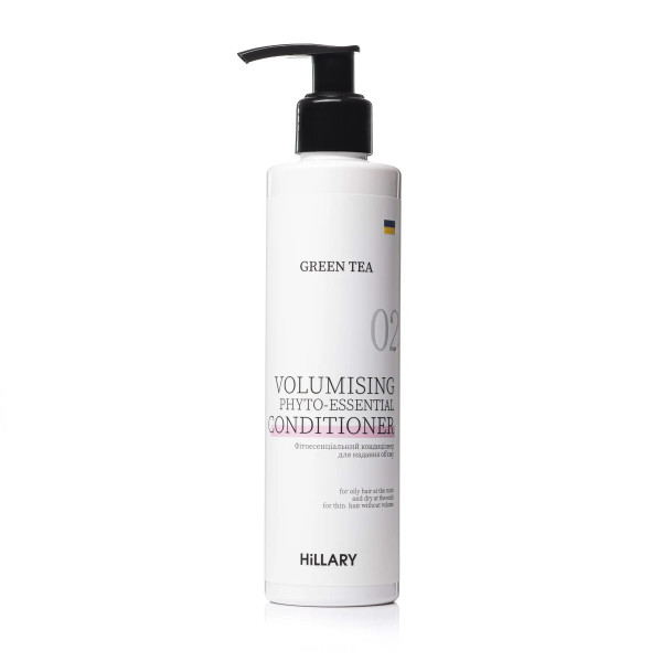 Фитоэссенциальный кондиционер для придания объема Green Tea Hillary Green Tea Volumising Phyto-essential Conditioner, 250 мл