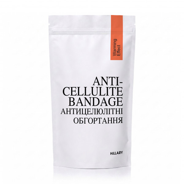 Комплекс разогревающих антицеллюлитных обертываний Hillary Anti-Cellulite Pro (10 уп.) + Рафинированное кокосовое масло Hillary, 500 мл