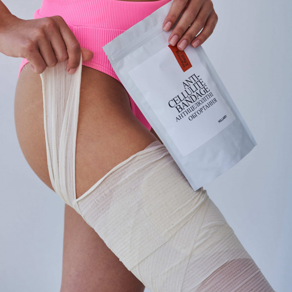 Комплекс разогревающих антицеллюлитных обертываний Hillary Anti-Cellulite Pro (10 уп.) + Рафинированное кокосовое масло Hillary, 500 мл