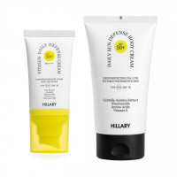 Набор для защиты кожи лица и тела от фотостарения SPF 50+ Hillary Face Body Photoaging Defense Set