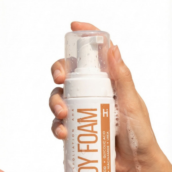 Мягкая отшелушивающая пенка с кислотами для тела Hillary Soft Exfoliation AHA Body Foam, 150 мл