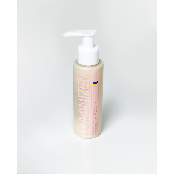 Крем-хайлайтер для тела успокаивающий Hillary Luminizer Rose Sparkle, 100 мл