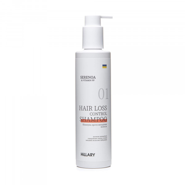 Шампунь против выпадения волос Hillary Serenoa РР Hair Loss Control Shampoo, 250 мл