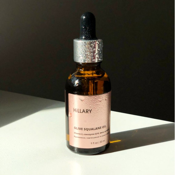 Сквалан оливковый 100% Hillary Olive Squalane Oil, 30 мл