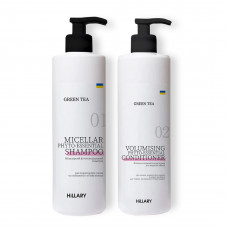 Шампунь + Кондиционер Hillary Green Tea Micellar Phyto-Essential, 500 мл