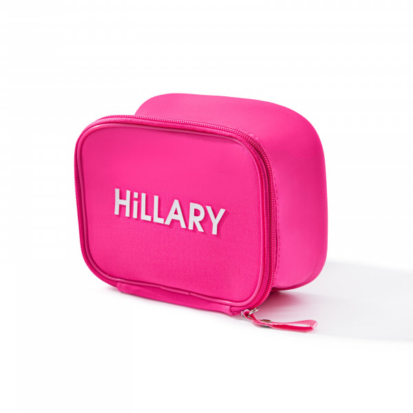 Косметичка розовая Hillary Pink Bliss cosmetic bag, 17х12 см