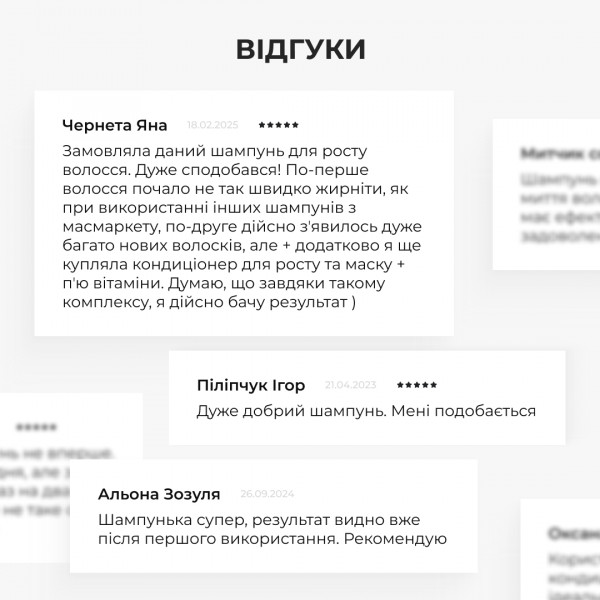 Шампунь для роста волос Hillary Hop Cones B5 Hair Growth Invigorating, 500 мл