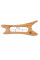Шкребок-масажер гуаша для обличчя та тіла дерев’яний Лань Hillary Wooden gouache massager for face and body Hind
