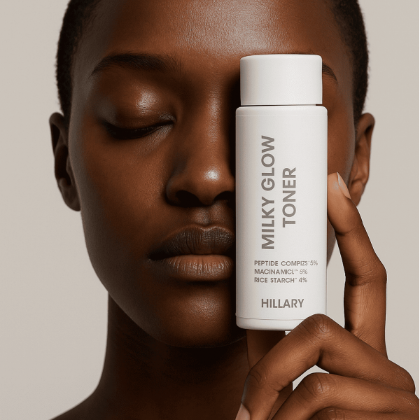 Тонер-молочко для увлажнения и осветления кожи Hillary Milky Glow Toner, 100 мл