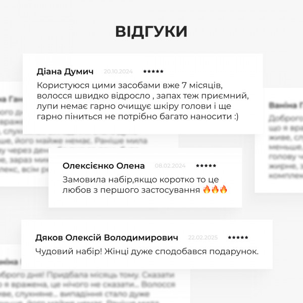 Набор комплексного ухода для роста волос Hillary Perfect Hair Hop Cones