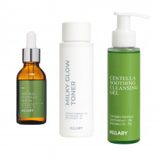 Набор для успокоения и увлажнения кожи с цинтелой Hillary Centella Calm Hydrate Set