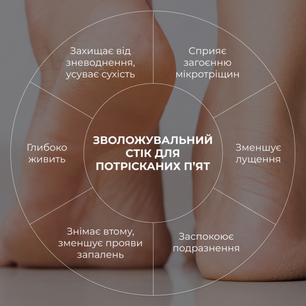 Комплекс для смягчения и восстановления потрескавшихся пяток Hillary Cracked Heel Softening Repair Complex