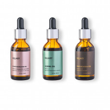 Набор натуральных масел для волос и волос Natural Oil Trio