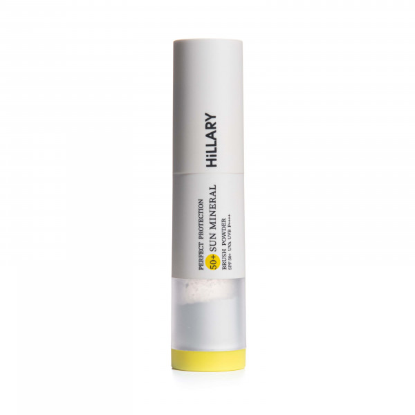Сонцезахисна мінеральна пудра прозора з SPF 50+ Hillary Perfect Protection Sun Mineral Brush Powder Sheer Matte SPF 50+, 4г