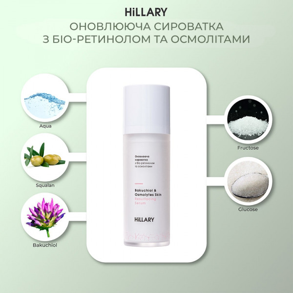 Сыворотка с бакучиолом и осмолитами Hillary Bakuchiol Osmolytes Serum, 30 мл