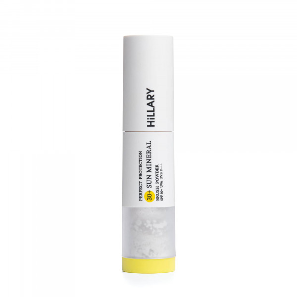 Сонцезахисна мінеральна пудра прозора з SPF 30+ Hillary Perfect Protection Sun Mineral Brush Powder Sheer Matte SPF 30+, 4 г