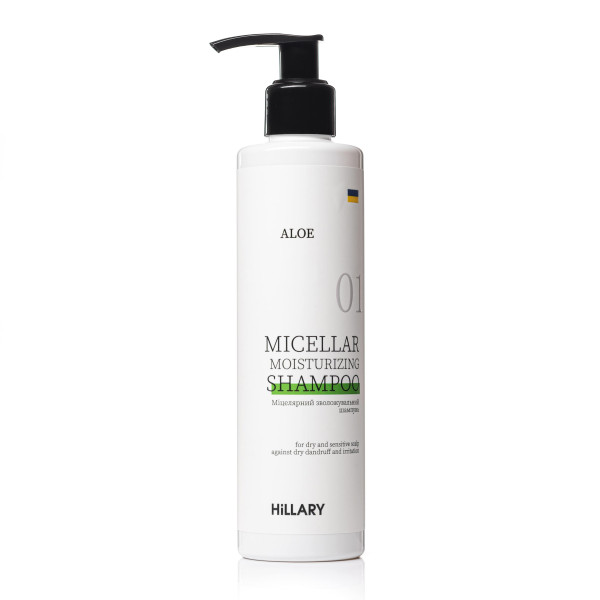 Мицеллярный увлажняющий шампунь Aloe Hillary Aloe Micellar Moisturizing Shampoo, 250 мл