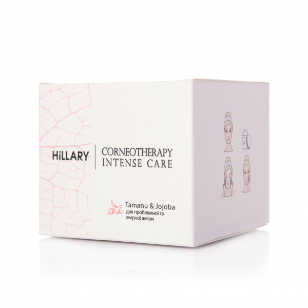 Крем для жирной и проблемной кожи Hillary Corneotherapy Intense Сare Tamanu Jojoba, 50 мл