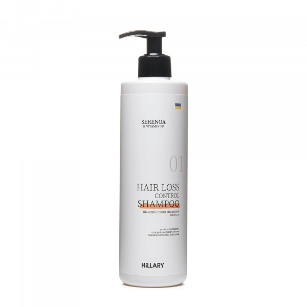 Шампунь против выпадения волос Hillary Serenoa РР Hair Loss Control Shampoo, 500 мл