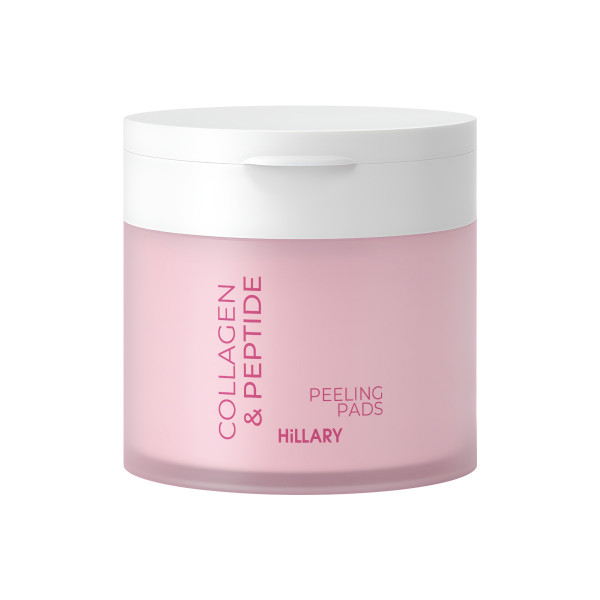 Отшелушивающие тонер-педы с коллагеном и пептидами Hillary Collagen Peptide Peeling Pads, 60 шт