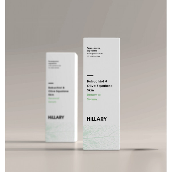 Регенерирующая сыворотка с био-ретинолом и скваланом Hillary Bakuchiol Olive Squalane Skin Renewal Serum, 30 мл
