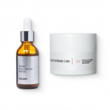 Гиалуроновая сыворотка Smart Hyaluronic + Крем для жирной и проблемной кожи Tamanu Jojoba