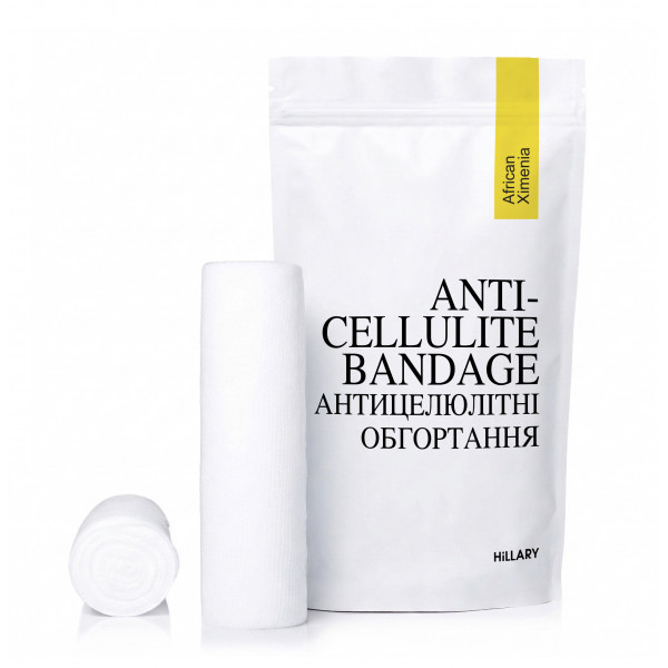 Комплекс антицеллюлитных обертываний с маслом ксимении Hillary Anti-cellulite Bandage African Ximenia (10 уп.)