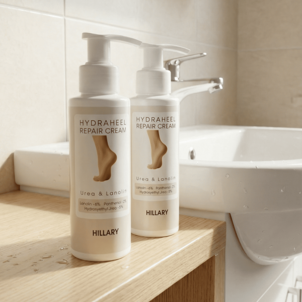Восстанавливающий крем для сухой и потрескавшейся кожи ног Hillary HydraHeel Urea Lanolin Repair Cream, 100 мл
